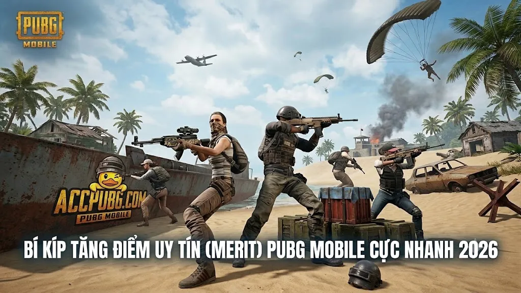 Cách Tăng Điểm Uy Tín PUBG Mobile Cực Nhanh 2026 (100% Thành Công)