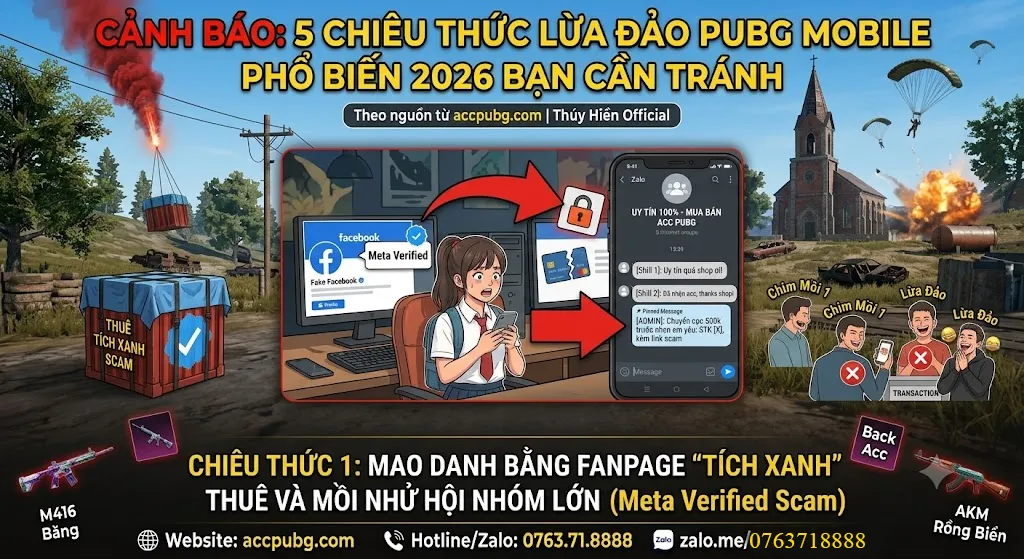 Chiêu Trò 1: Mạo danh bằng Fanpage "Tích Xanh" thuê và mồi nhử hội nhóm lớn