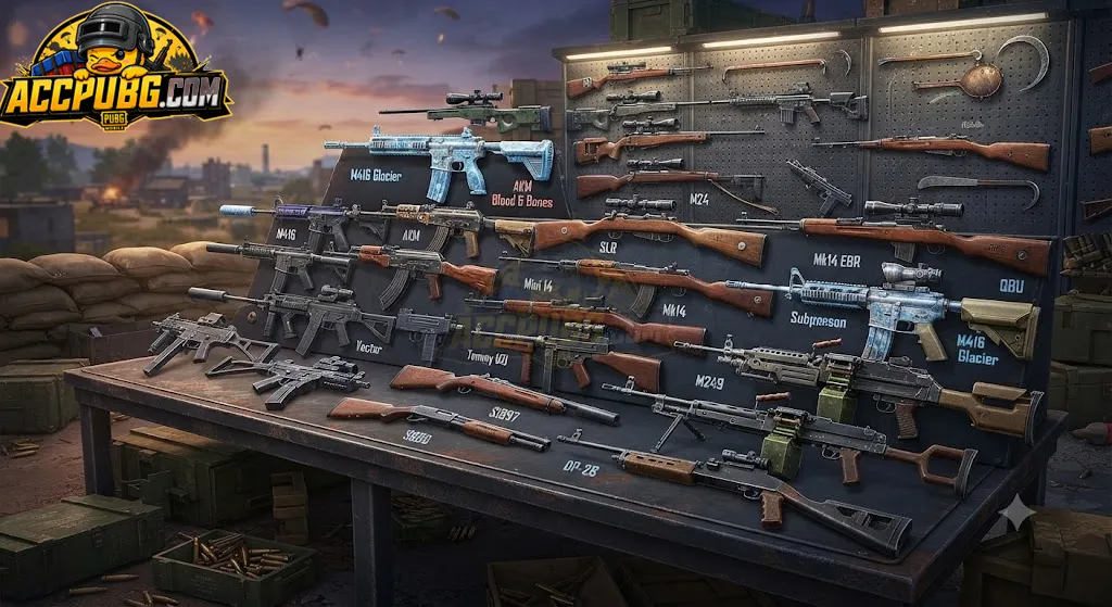 Tất Cả Súng Trong PUBG Mobile 2026 - Bảng Chỉ Số & Combo Leo Rank