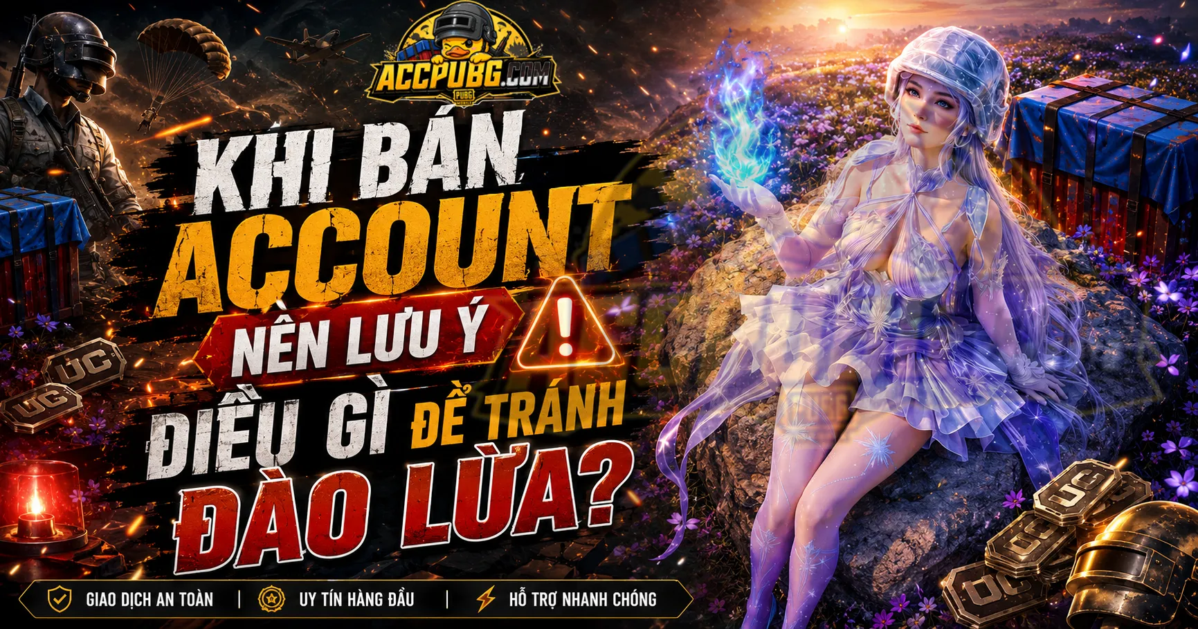 Cảnh Báo: Chiêu Trò Lừa Đảo Mới Khi Bán Acc PUBG Mobile - Mất Trắng Nick Trong "Một Nốt Nhạc" (2026)