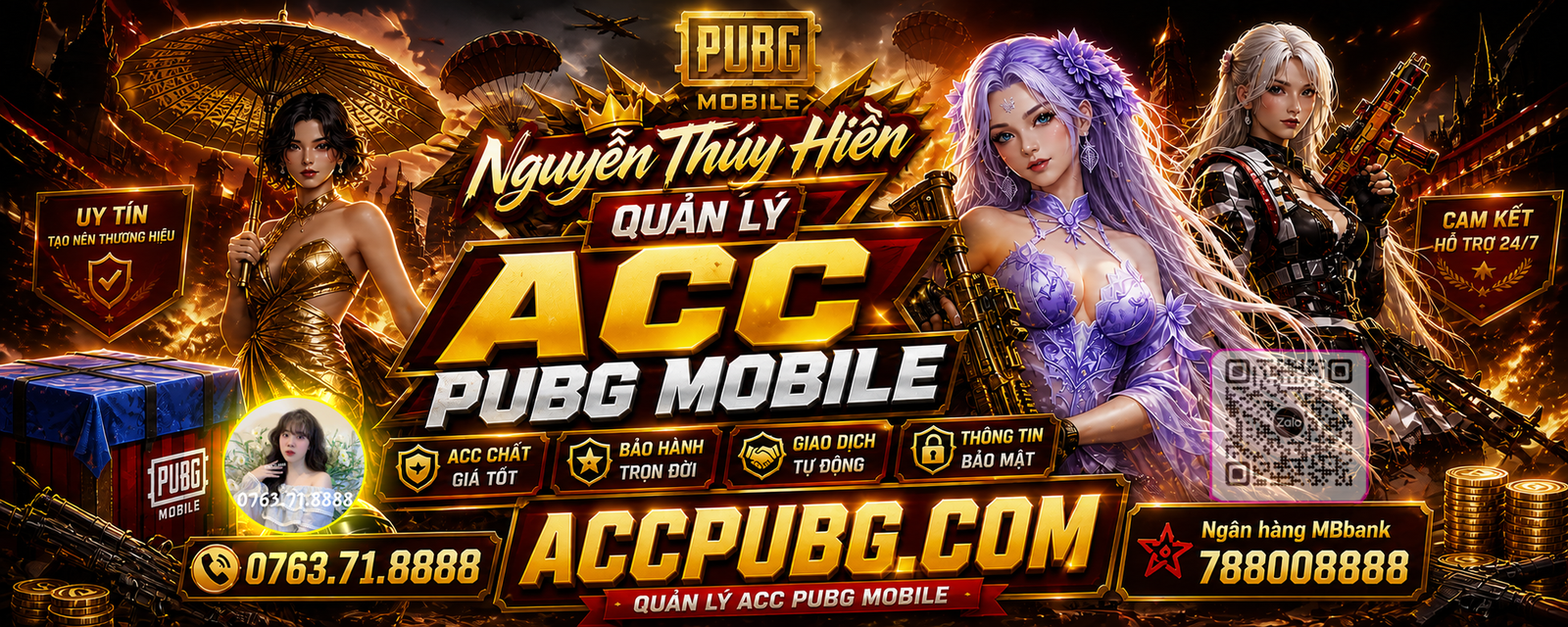 Mua Bán Acc pubg Mobile giá rẻ - uy tín - chất lượng