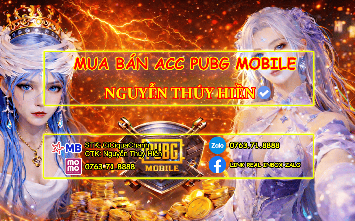 Acc pubg Mobile giá rẻ - uy tín - chất lượng