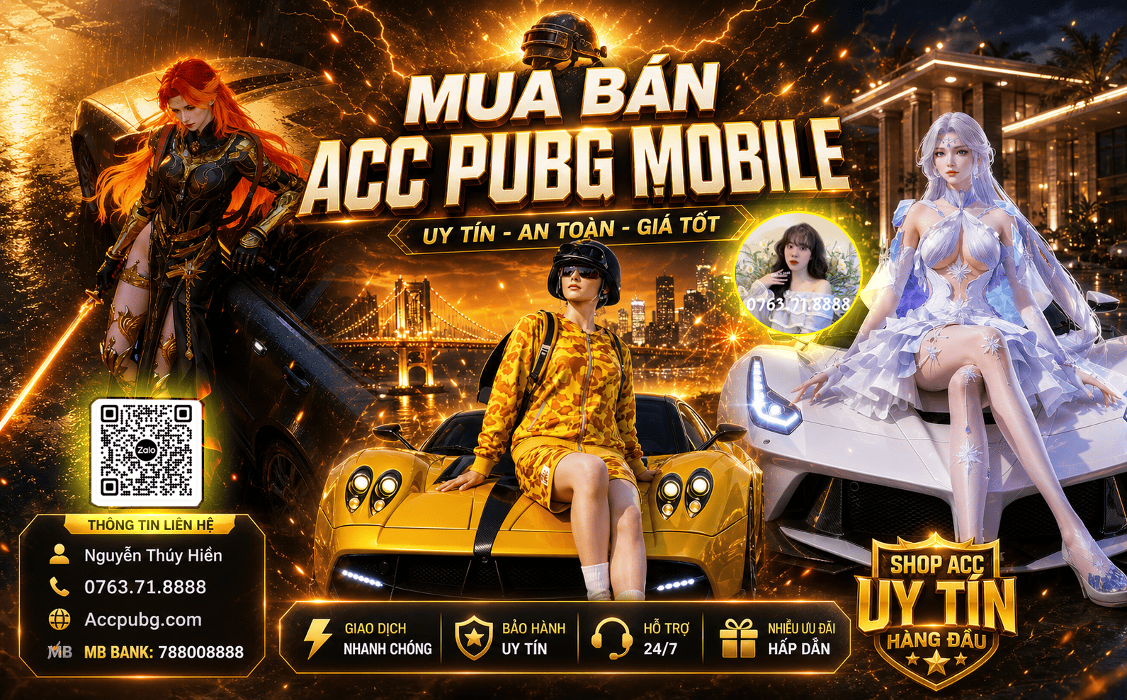 Acc pubg Mobile giá rẻ - uy tín - chất lượng