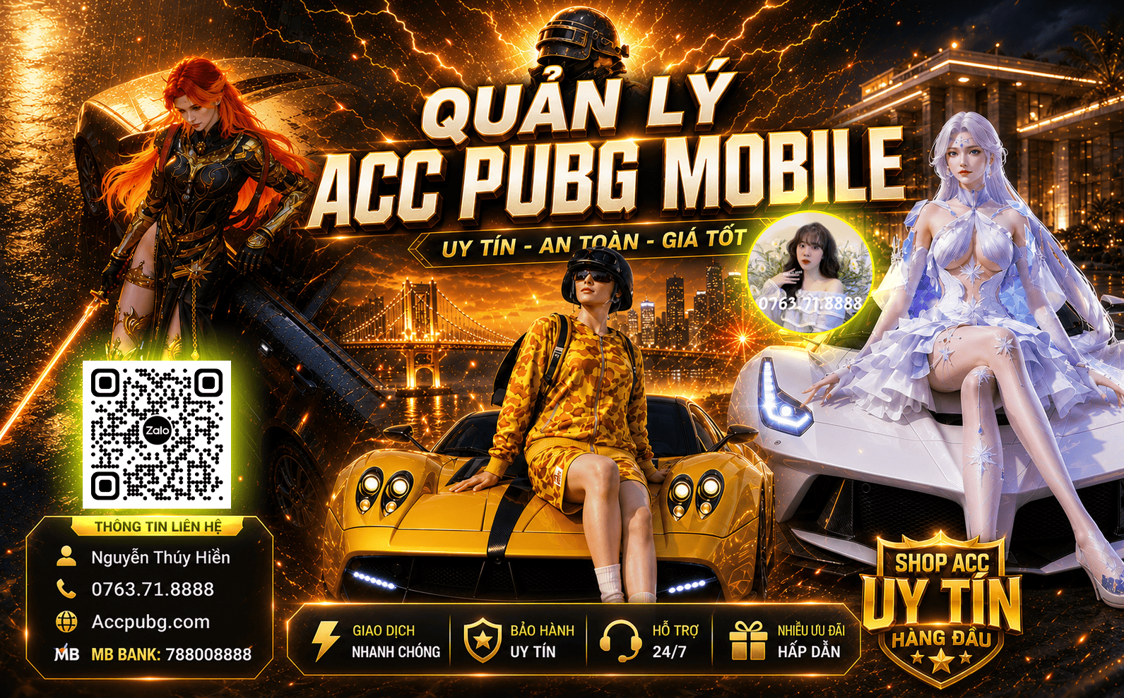 Acc pubg Mobile giá rẻ - uy tín - chất lượng